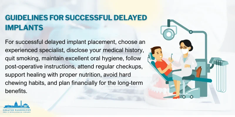 Tips For Success With Delayed Implant Placement